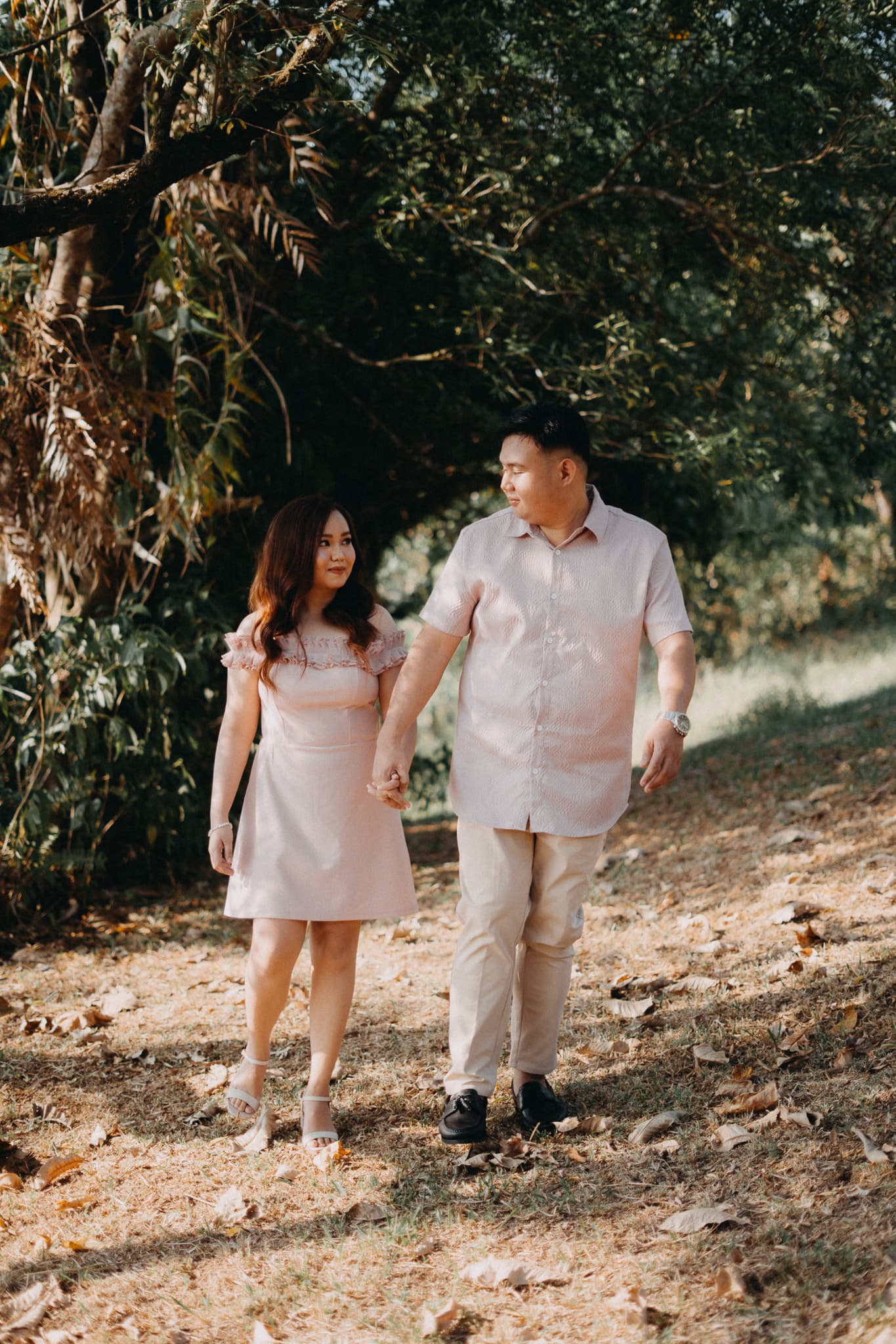 Walking hand in hand